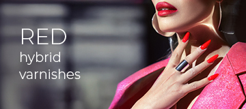 Red hybrid varnishes