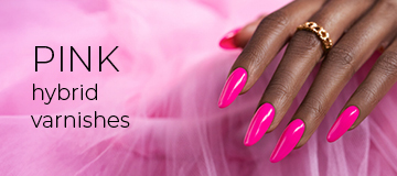 Pink hybrid varnishes