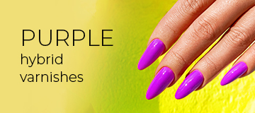 Purple hybrid varnishes