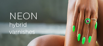 Neon hybrid varnishes