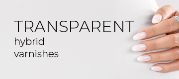 Transparent hybrid varnishes