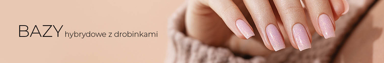 Gel polish bases with particles