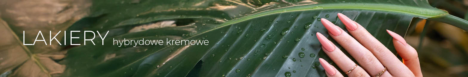 Lakiery hybrydowe kremowe