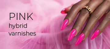 Pink hybrid varnishes