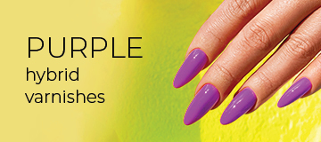 Purple hybrid varnishes