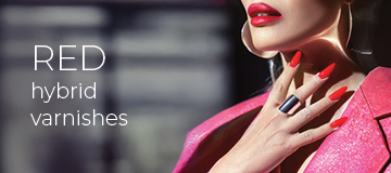 Red hybrid varnishes