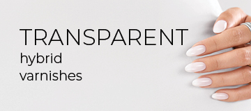 Transparent hybrid varnishes