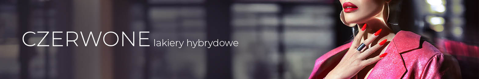 Czerwone lakiery hybrydowe