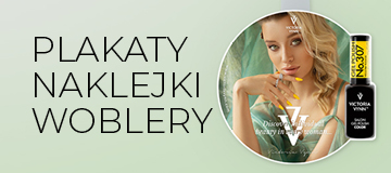 Plakaty, naklejki i wobblery reklamowe do salonu kosmetycznego i manicure 