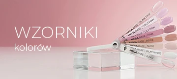 Wzorniki kolorów lakierów hybrydowych do paznokci