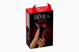 2 PACK GEL POLISH 466 Devil`s Red
