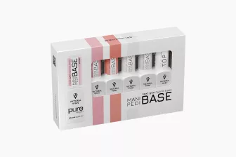 5PACK PURE MANI PEDI BASE + PURE CREAMY HYBRID Top