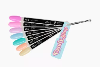 Wzornik kolorów GEL POLISH CANDY SHOP 452-458