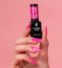 Neonowe różowe paznokcie – odważny manicure w intensywnym kolorze