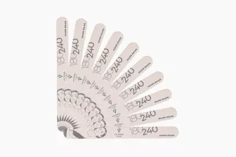 NAIL FILE SHAPE RULLER 10 pcs Straight Slim 180/240