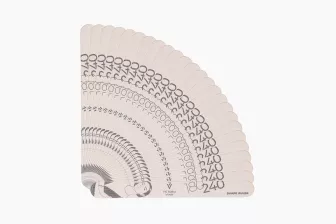 NAIL FILE SHAPE RULLER 25 pcs Straight Slim 180/240