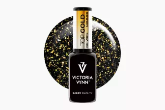 GEL POLISH TOP Shimmer Gold No Wipe 8 ml