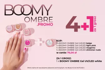 Zestaw promocyjny Boomy Ombre 4+1 Gratis