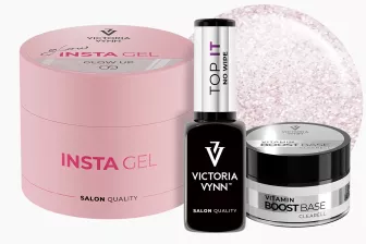 Zestaw BOOST BASE Clearell 12 ml + Insta Gel 09 + top IT 8 ml