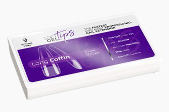 SOFT GEL TIPS Long Coffin 500 pcs