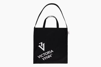 COTTON BAG Black 45x45 cm