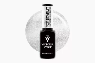 GEL POLISH TOP Starlit Silver no Wipe 8ml