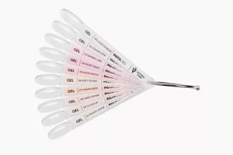 COLOR CHART INSTA GEL 01-10 Unpainted