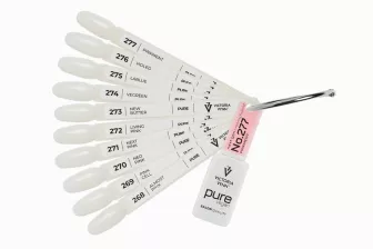 Wzornik kolorów PURE VEGAN INSIDE COLOR PINK + PASTEL 268-277 Niewymalowany