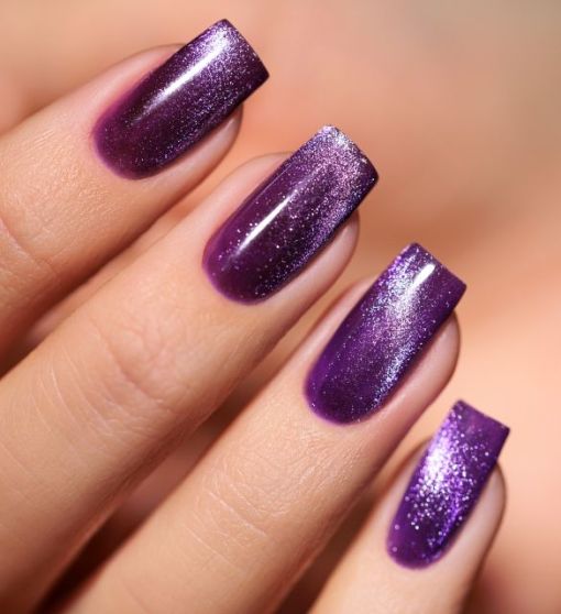 Magnetyczny manicure paznokci z efektem kociego oka