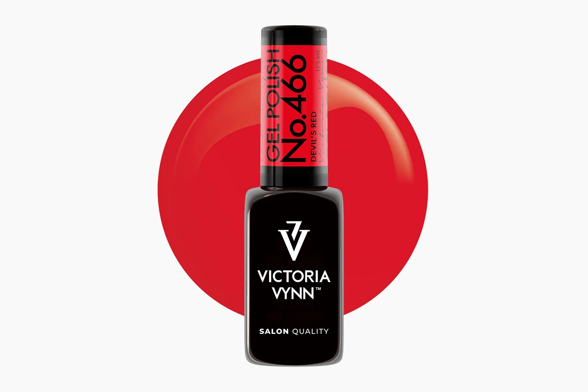 GEL POLISH 466 Devil`s Red 8 ml