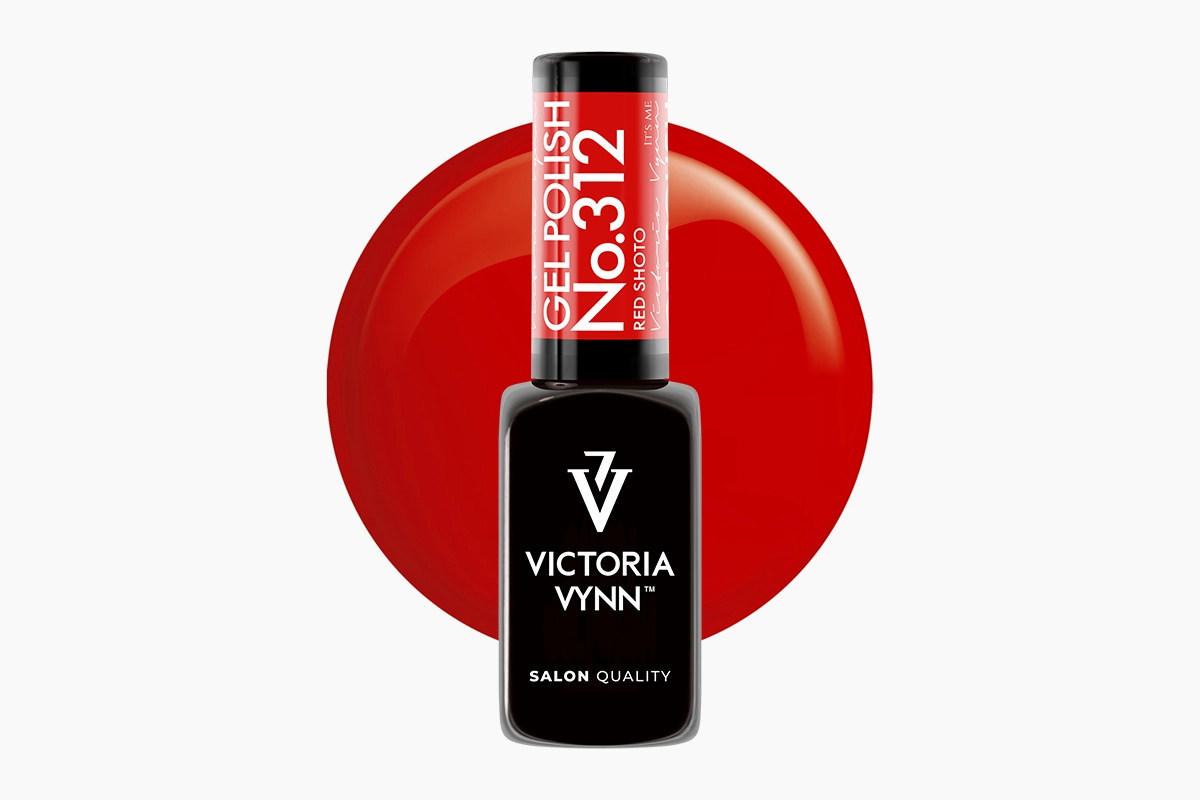 GEL POLISH 312 Red Shoto 8 ml