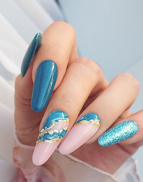 Paznokcie w stylu glamour