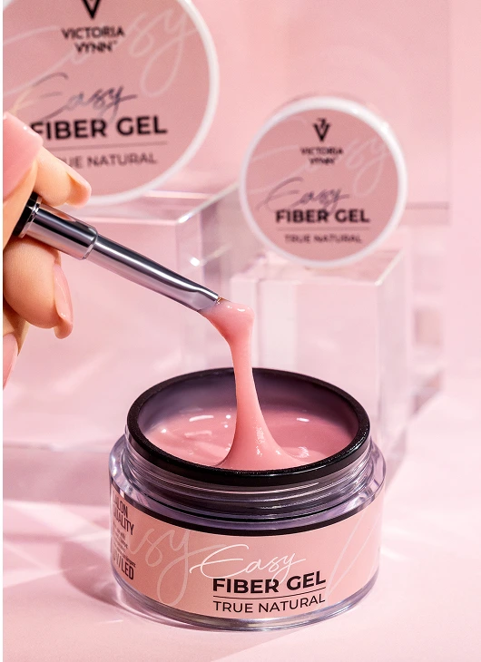 Żel budujący do paznokci EASY FIBER GEL – moc mikrowłókien 