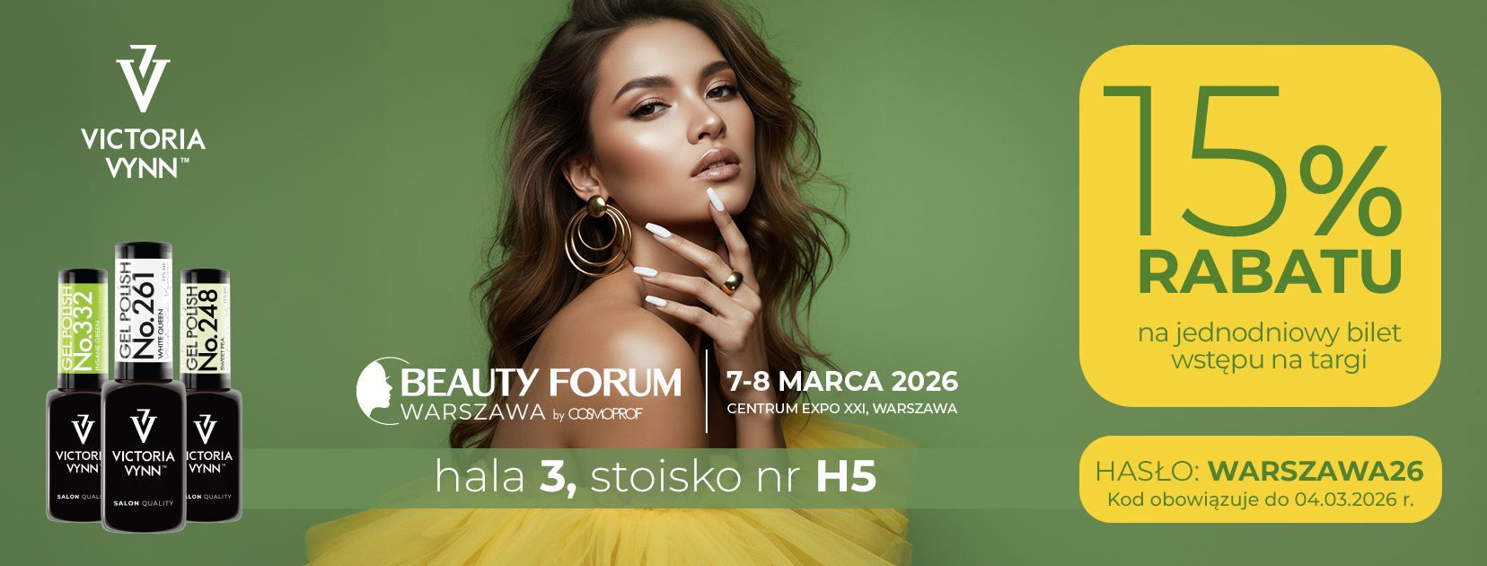 Targi Beauty Forum 07-08.03.2026 Warszawa rabat