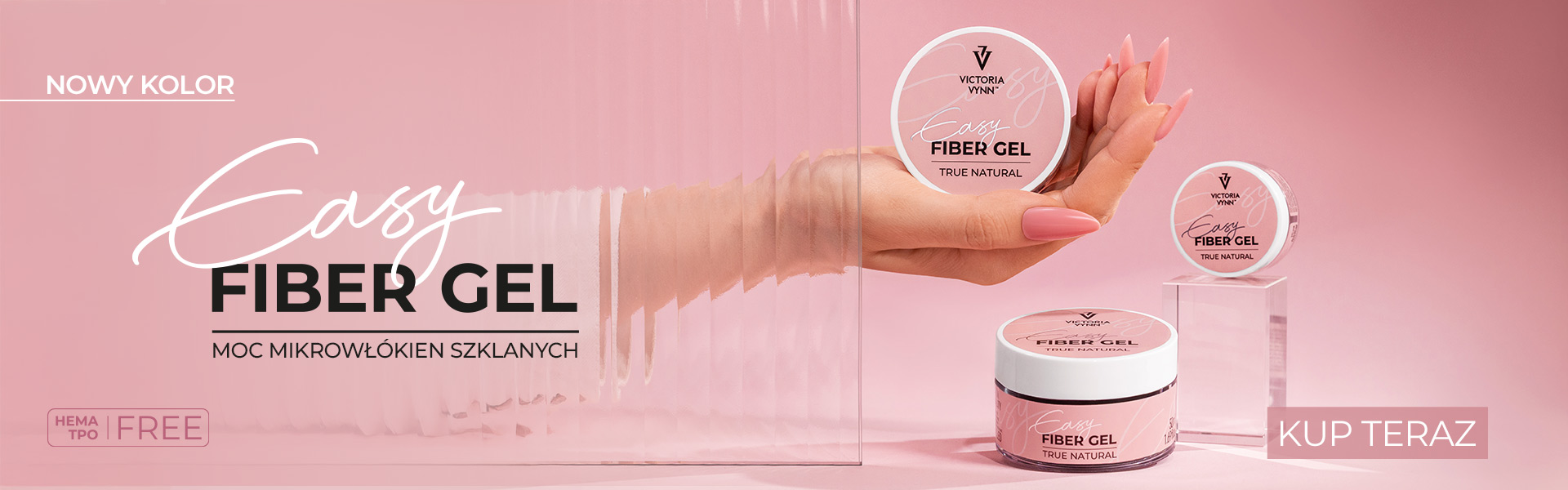 EASY FIBER GEL True Natural - nowość