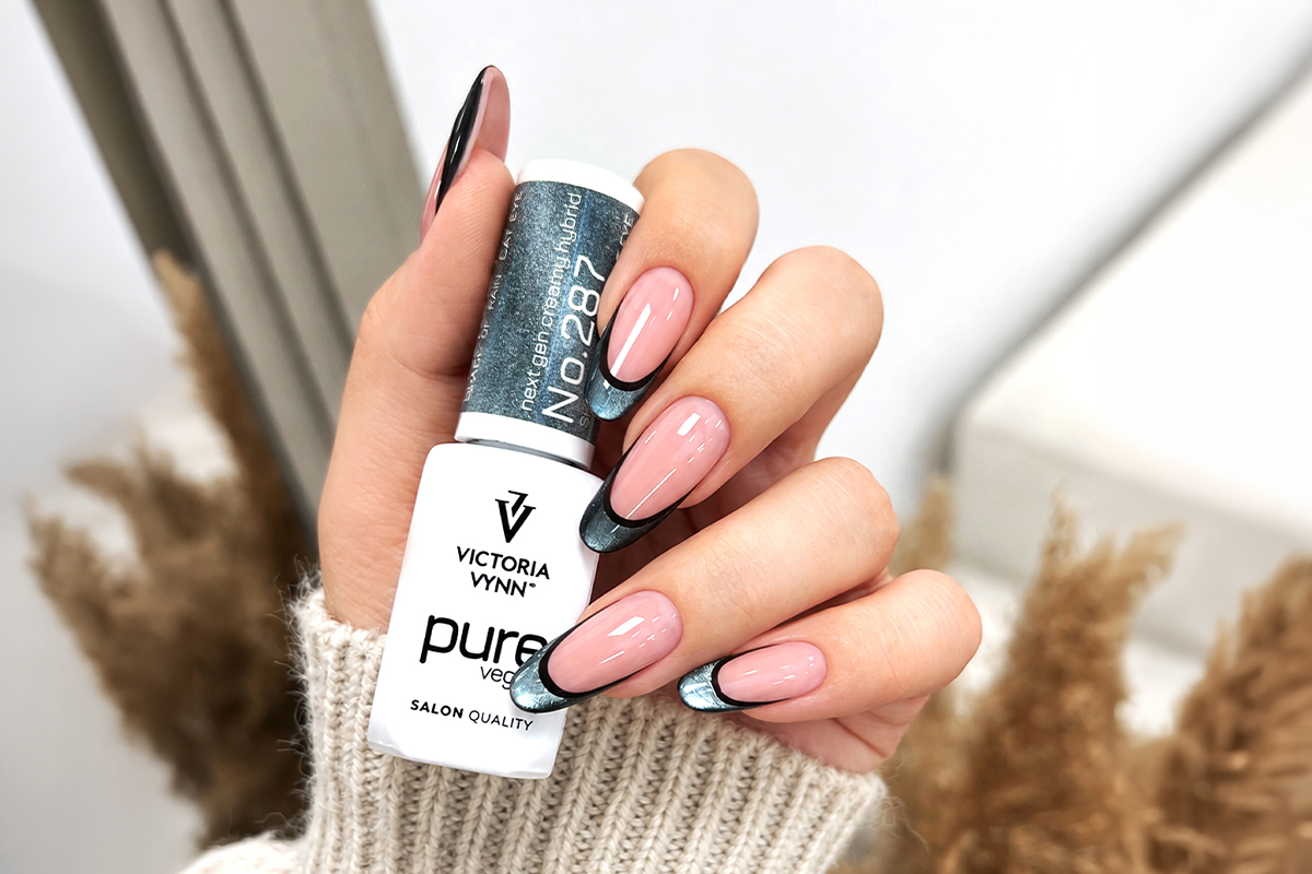 Manicure PURE VEGAN na lekkiej bazie bez nadbudowy