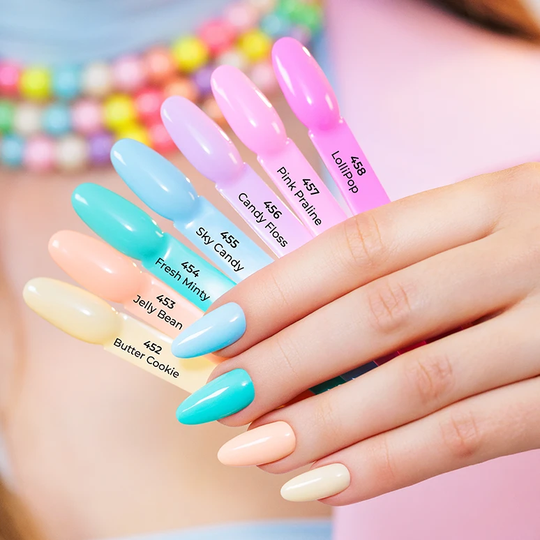 Dłoń ze wzornikami CANDY SHOP