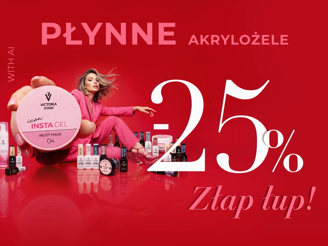 Promocja -20% na płynne akrylożele