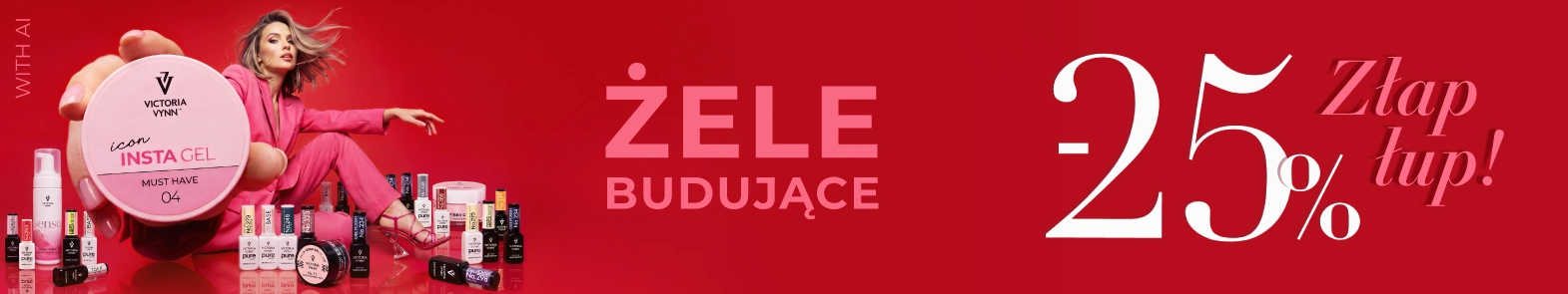 Promocja -20% na żele budujące