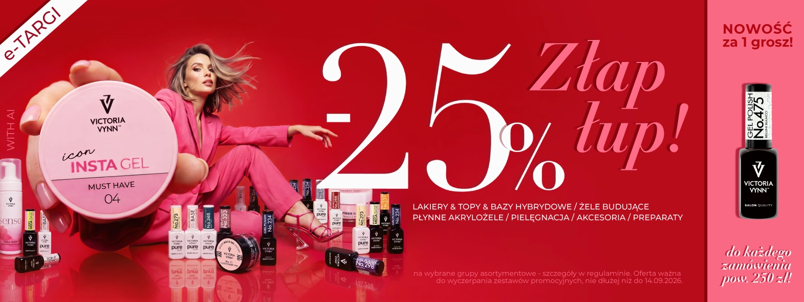 e-TARGI VICTORIA VYNN – zniżka 25% i nowość za 1 grosz