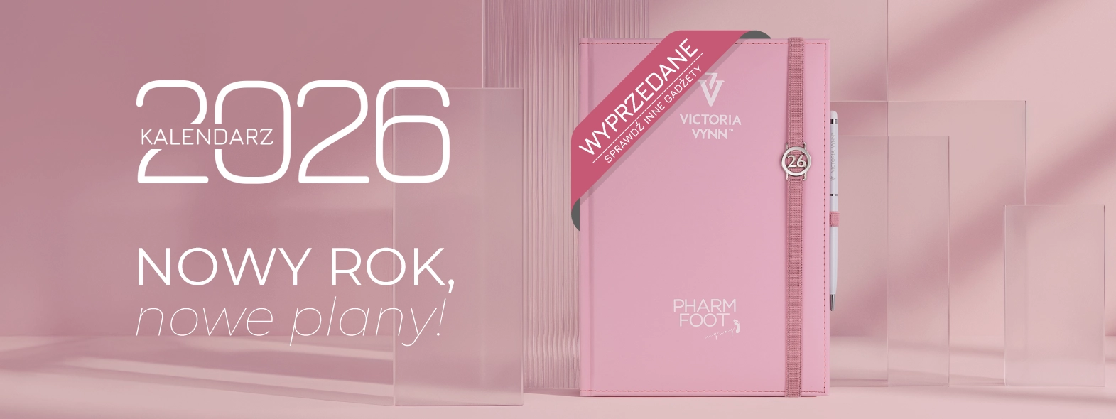 Planner Book 2026 - kalendarz na nowy rok od Victoria Vynn