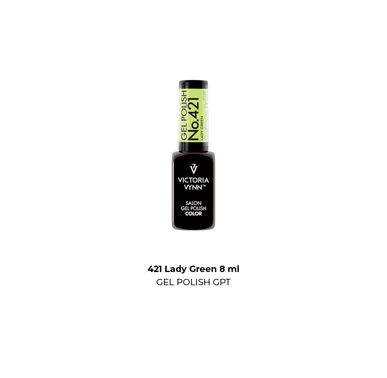GEL POLISH 421 Lady Green 8 ml