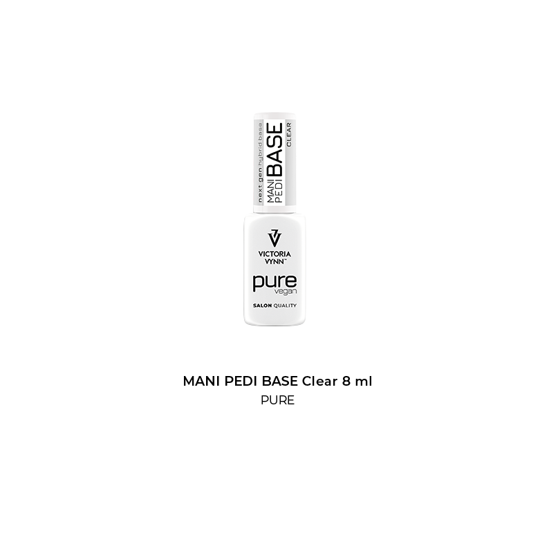 PURE VEGAN MANI PEDI BASE Clear 8 ml