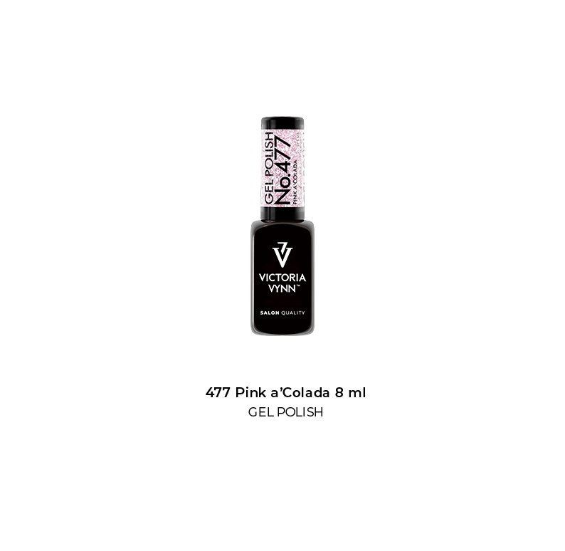 GEL POLISH 477 Pink a'Colada 8 ml
