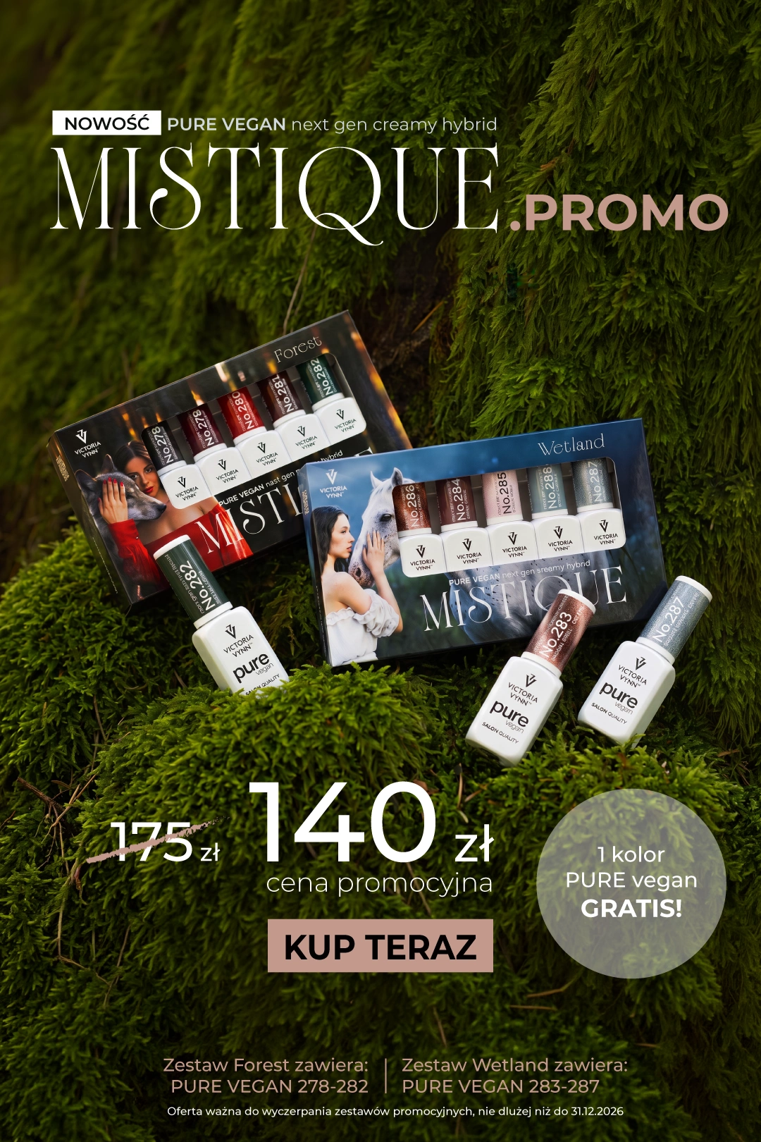 PURE VEGAN MISTIQUE - jesienne paznokcie z Victoria Vynn