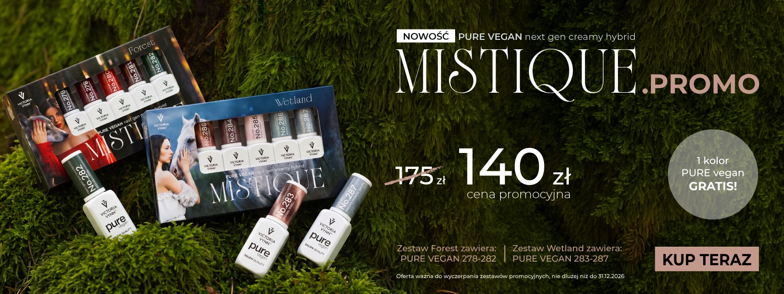 PURE VEGAN MISTIQUE - jesienne paznokcie z Victoria Vynn