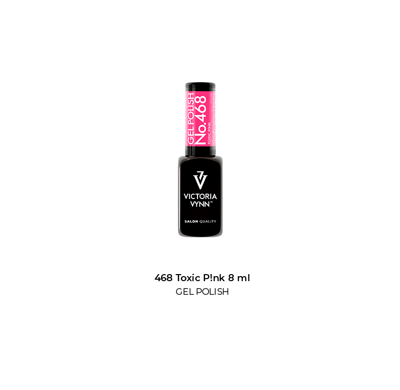 GEL POLISH 468 Toxic P!nk 8 ml