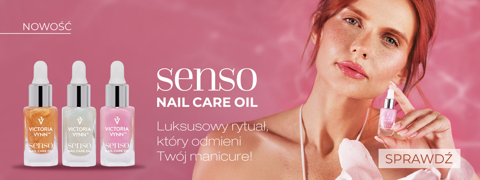 Perfumowane oliwki do pielęgnacji skórek i paznokci SENSO Nail Cair Oil