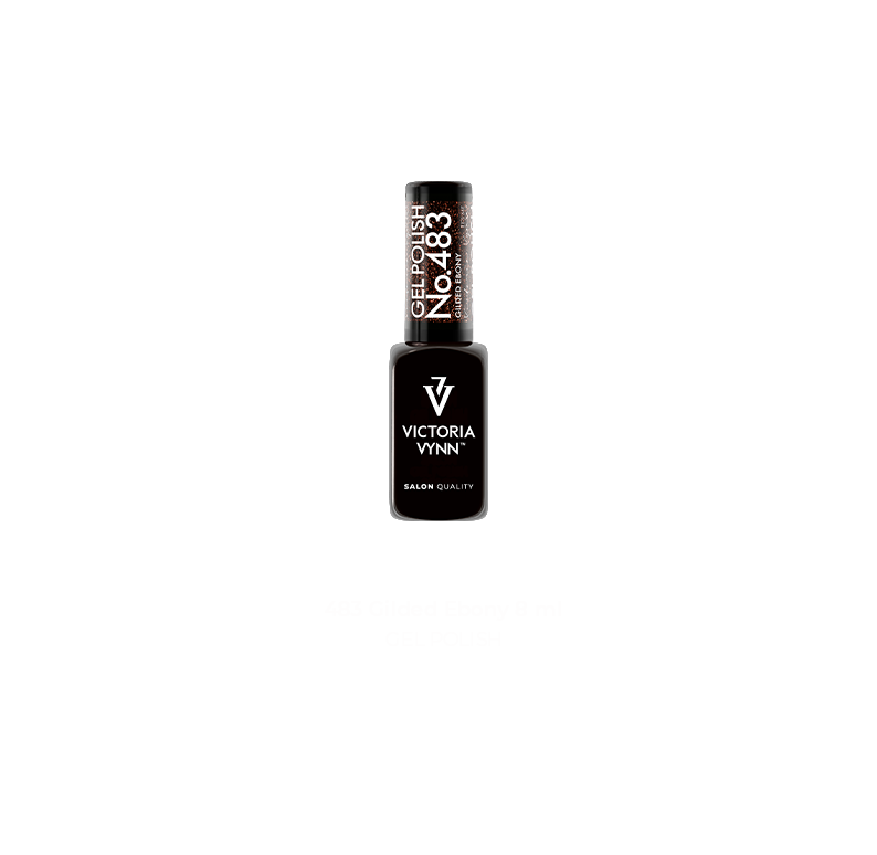 483 Gilded Ebony 8 ml GEL POLISH