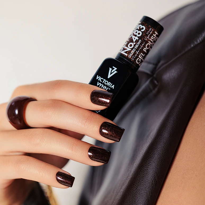GEL POLISH THE NEW DECO 483 Gilded Ebony